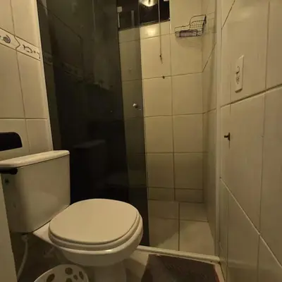 Uma casa de banho em Praia da Lagoinha - Mar de Dentro - Residencial Pé na areia