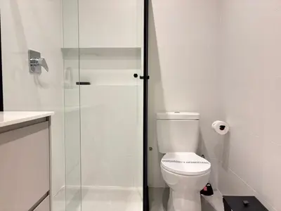 Uma casa de banho em Apto Novo ao Lado do Hard Rock - 3 Quartos 2 Vagas