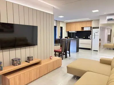 A cozinha ou kitchenette de Apto Novo ao Lado do Hard Rock - 3 Quartos 2 Vagas