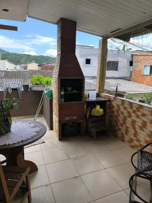 Uma varanda ou terraço em casa da isa