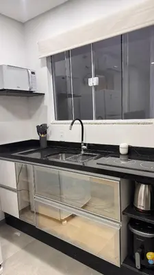A cozinha ou kitchenette de Casa , Studio Praia de Canto Grande
