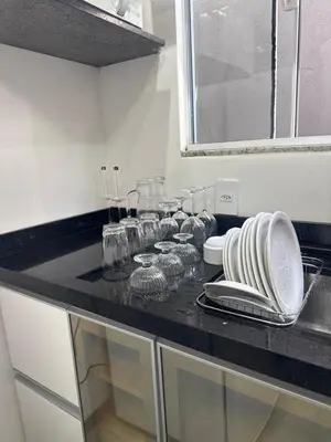 A cozinha ou kitchenette de Casa , Studio Praia de Canto Grande