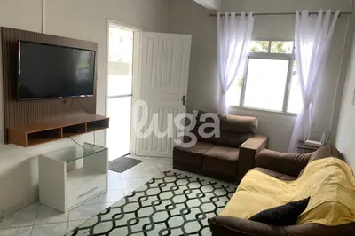 Uma televisão e/ou sistema de entretenimento em LUGA Casa Aconchegante a 800m da Praia de Palmas
