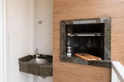 A planta de Praia, Churrasqueira e Hard Rock em Porto Belo