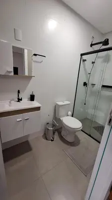 Uma casa de banho em Residencial da Vila Apto 2