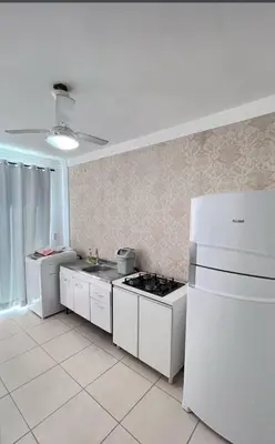 A cozinha ou kitchenette de Aluguel temporada Itapema