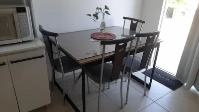 A cozinha ou kitchenette de Aluguel temporada Itapema