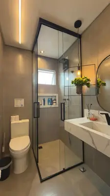 Uma casa de banho em Casa Harriet