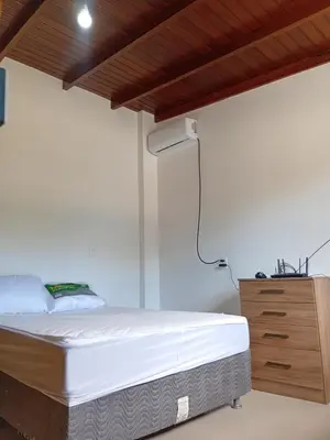 Uma cama ou camas num quarto em Casa Mariscal