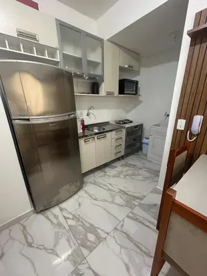 A cozinha ou kitchenette de Apartamento bombas 600 mtrs del mar , completamente equipada