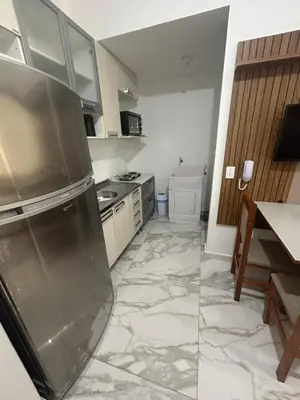 A cozinha ou kitchenette de Apartamento bombas 600 mtrs del mar , completamente equipada