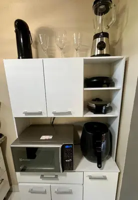 A cozinha ou kitchenette de Casa de praia a 200 metros do mar