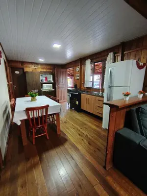 A cozinha ou kitchenette de Casa Beira Mar