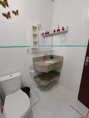Uma casa de banho em Casa Beira Mar