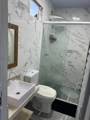 Uma casa de banho em Casa em Bombinhas Temporada
