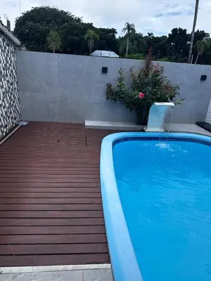 A piscina em ou perto de Casa em Bombinhas Temporada
