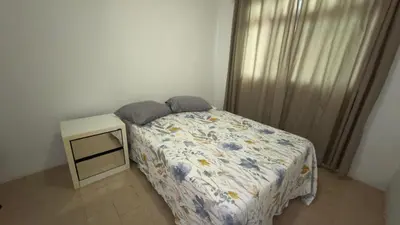 Uma cama ou camas num quarto em Casa com 4 quartos a 300m do mar da Praia de Palmas