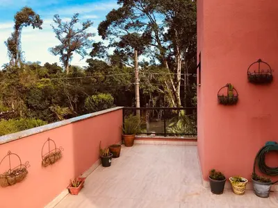 Uma varanda ou terraço em Casa da Débora