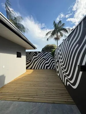 A planta de Casa à poucos minutos da praia