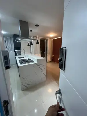A cozinha ou kitchenette de Seu refúgio em Bombinhas, conforto e pé na areia