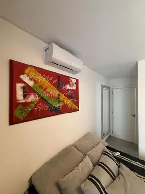 Uma área de estar em Duplex de veraneio , Temporada