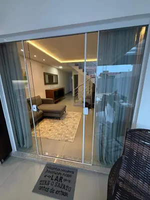 Uma área de estar em Duplex de veraneio , Temporada