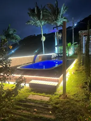 A piscina em ou perto de Bicycle Chalé