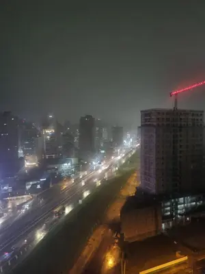 Uma vista geral de Itapema ou a vista da cidade a partir do apartamento