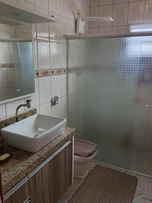Uma casa de banho em Casa Fernandes