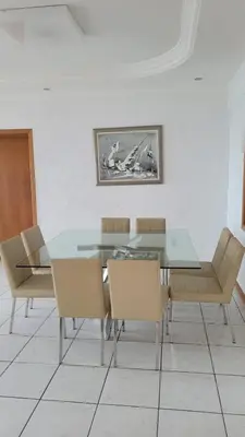 Uma área de estar em Cobertura -Itapema