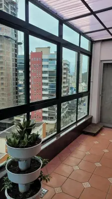 Uma varanda ou terraço em Cobertura -Itapema