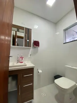 Uma casa de banho em Casa de temporada Bombinhas