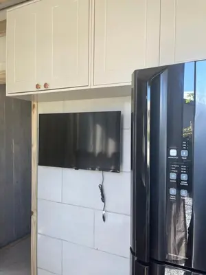 A cozinha ou kitchenette de Casa Vidro Mar