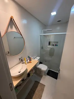 Uma casa de banho em Duplex casa 02 , 3 quartos , diárias de temporada