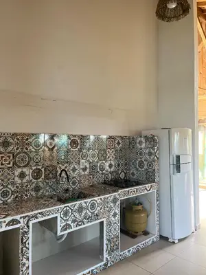 A cozinha ou kitchenette de Sitio com vista panorâmica