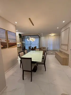 Uma área de estar em Apartamento Novo e lindo! Próximo Mar e Shopping