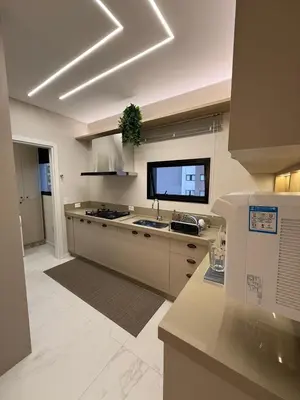 A cozinha ou kitchenette de Apartamento Novo e lindo! Próximo Mar e Shopping
