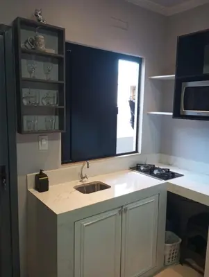 A cozinha ou kitchenette de kitnet 4