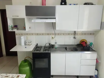 A cozinha ou kitchenette de Apartamento com a melhor localização de Itapema