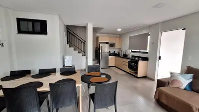 A cozinha ou kitchenette de Residencial da Vila Apartamento 1