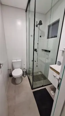 Uma casa de banho em Residencial da Vila Apartamento 1