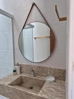 Uma casa de banho em Casinha Encantada da MaLu