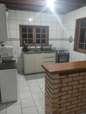 A cozinha ou kitchenette de Casa de Praia