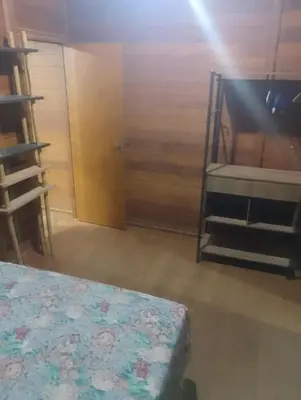 Uma cama ou camas num quarto em Casa de Praia