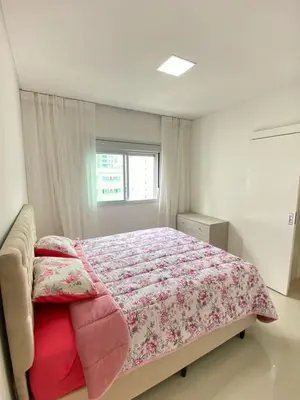 Uma cama ou camas num quarto em Apartamento Tamanho Família