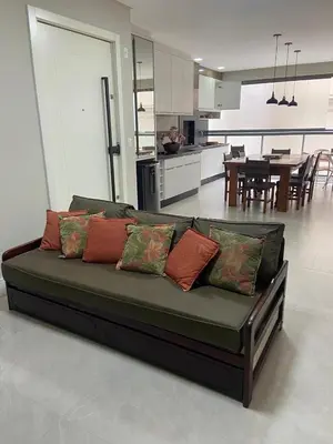 A cozinha ou kitchenette de Apartamento 25 metros do mar