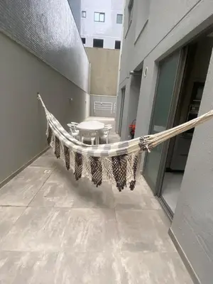 A planta de Apartamento 25 metros do mar