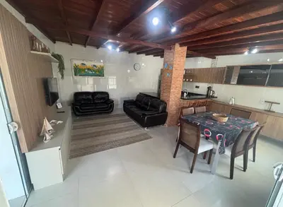 A cozinha ou kitchenette de Casa de praia em palmas