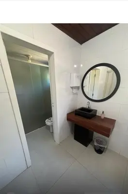 Uma casa de banho em Casa de praia em palmas