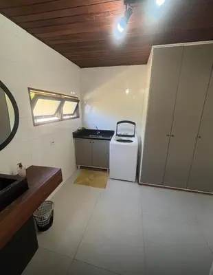 A cozinha ou kitchenette de Casa de praia em palmas